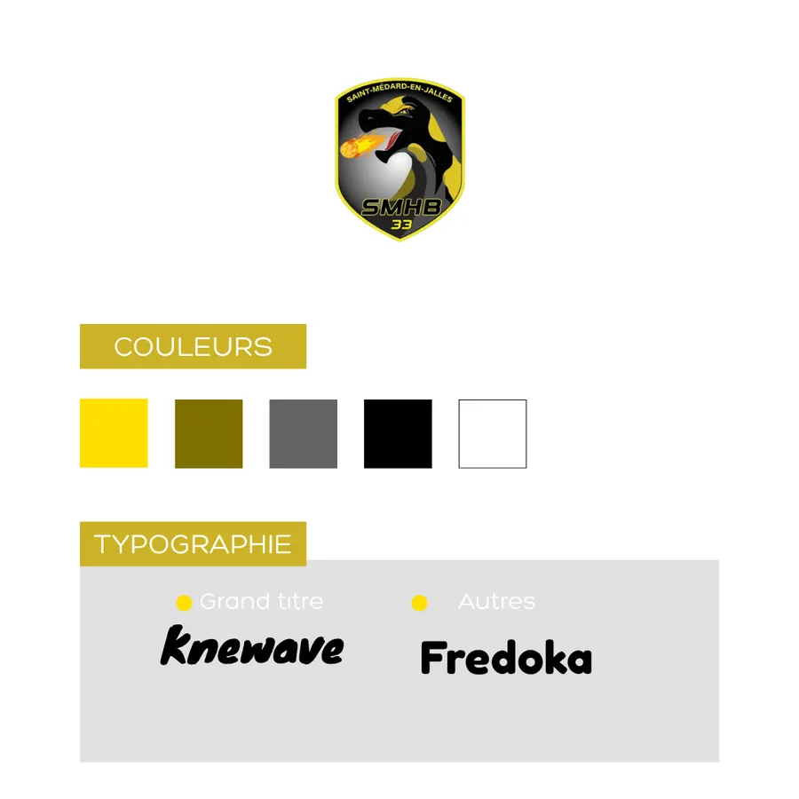 Charte graphique, Saint Médard Handball